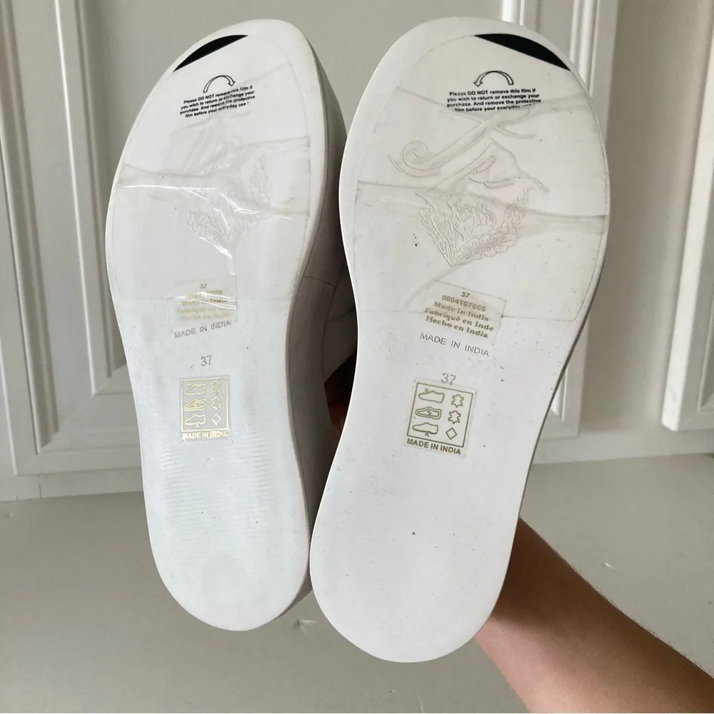 NWOT Free People Almost Paradise Suede Slip On Platforms White